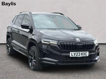 SPOTICAR Skoda Karoq 1.5 Tsi Act Sportline Dsg Euro 6 (s/s) 5dr Used Car - Suv Petrol Black - Hereford - 1200624604_1