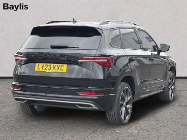 SPOTICAR Skoda Karoq 1.5 Tsi Act Sportline Dsg Euro 6 (s/s) 5dr Used Car - Suv Petrol Black - Hereford - 1200624604_2
