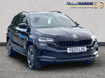 SPOTICAR Skoda Karoq 1.5 Tsi Act Sportline Dsg Euro 6 (s/s) 5dr Used Car - Suv Petrol Black - Ashington - 1200627597_1