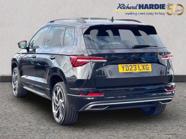 SPOTICAR Skoda Karoq 1.5 Tsi Act Sportline Dsg Euro 6 (s/s) 5dr Used Car - Suv Petrol Black - Ashington - 1200627597_2