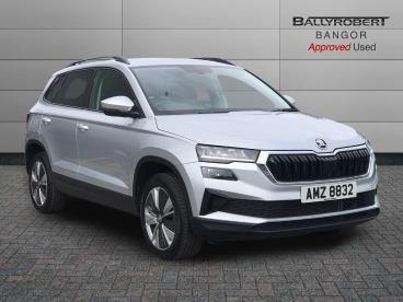 SPOTICAR Skoda Karoq 1.5 Tsi Act Se Drive Dsg Euro 6 (s/s) 5dr Used Car - Suv Petrol Silver - Bangor - 1200628320_1