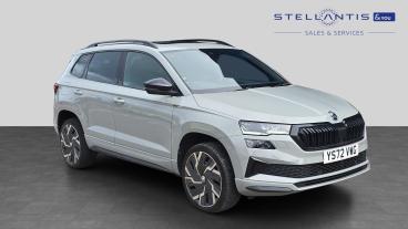 SPOTICAR Skoda Karoq 1.5 Tsi Act Sportline Dsg Euro 6 (s/s) 5dr Used Car - Suv Petrol Grey - Sheffield - 1200630182_1