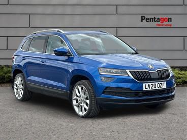 SPOTICAR Skoda Karoq 1.5 Tsi Act Edition Dsg Euro 6 (s/s) 5dr Used Car - Suv Petrol Blue - Derby - 1200631871_1