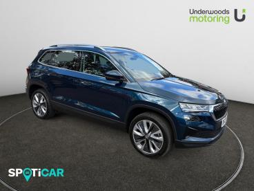 SPOTICAR Skoda Karoq 1.5 Tsi Act Se L Dsg Euro 6 (s/s) 5dr Used Car - Suv Petrol Blue - Sudbury - 1200633613_1