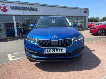 SPOTICAR Skoda Karoq 1.5 Tsi Act Se L Dsg Euro 6 (s/s) 5dr Used Car - Suv Petrol Blue - Melton Mowbray - 1200634295_2