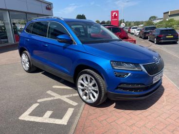 SPOTICAR Skoda Karoq 1.5 Tsi Act Se L Dsg Euro 6 (s/s) 5dr Used Car - Suv Petrol Blue - Melton Mowbray - 1200634295_3