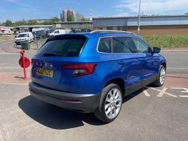 SPOTICAR Skoda Karoq 1.5 Tsi Act Se L Dsg Euro 6 (s/s) 5dr Used Car - Suv Petrol Blue - Melton Mowbray - 1200634295_5