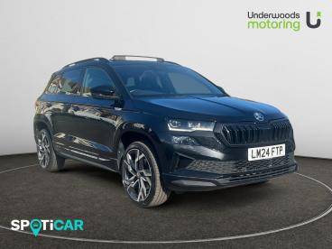 SPOTICAR Skoda Karoq 1.5 Tsi Act Sportline Dsg Euro 6 (s/s) 5dr Used Car - Suv Petrol Black - Clacton-on-sea - 1200641169_1
