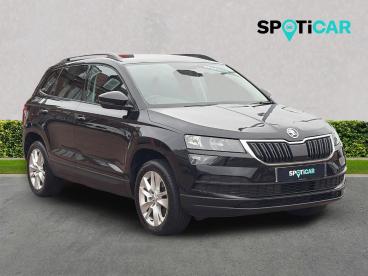 SPOTICAR Skoda Karoq 1.5 Tsi Se Euro 6 (s/s) 5dr Used Car - Suv Petrol Black - Dumfries - 1200641630_1