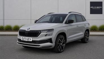 SPOTICAR Skoda Karoq 1.5 Tsi Act Sportline Dsg Euro 6 (s/s) 5dr Used Car - Suv Petrol Grey - Letchworth - 1200641822_3