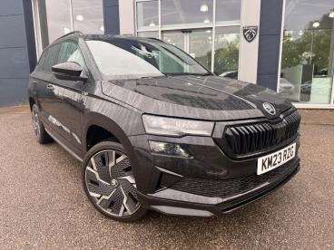 SPOTICAR Skoda Karoq 1.5 Tsi Act Sportline Dsg Euro 6 (s/s) 5dr Used Car - Suv Petrol Black - Rugby - 1200643488_3