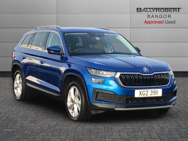 SPOTICAR Skoda Kodiaq 1.5 Tsi Act Se L Dsg Euro 6 (s/s) 5dr (7 Seat) Used Car - Suv Petrol Blue - Bangor - 1200568705_1