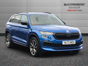 SPOTICAR Skoda Kodiaq 1.5 Tsi Act Sportline Dsg Euro 6 (s/s) 5dr (7 Seat Used Car - Suv Petrol Blue - Bangor - 1200570118_1