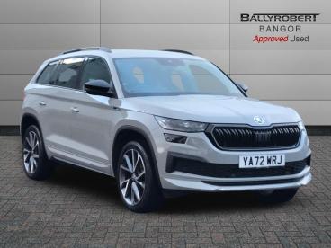 SPOTICAR Skoda Kodiaq 1.5 Tsi Act Sportline Dsg Euro 6 (s/s) 5dr (7 Seat Used Car - Suv Petrol Grey - Bangor - 1200570120_1