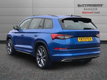 SPOTICAR Skoda Kodiaq 1.5 Tsi Act Sportline Dsg Euro 6 (s/s) 5dr (7 Seat Used Car - Suv Petrol Blue - Bangor - 1200578250_2