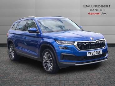 SPOTICAR Skoda Kodiaq 1.5 Tsi Act Se L Executive Dsg Euro 6 (s/s) 5dr (7 Used Car - Suv Petrol Blue - Bangor - 1200601904_1