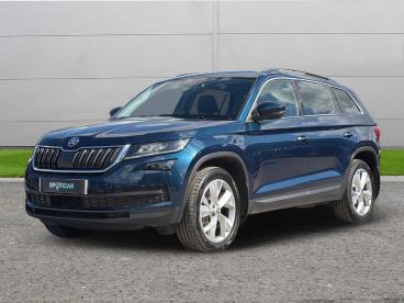 SPOTICAR Skoda Kodiaq 2.0 Tdi Se L Dsg 4wd Euro 6 (s/s) 5dr (7 Seat) Used Car - Suv Diesel Blue - Selby - 1200629034_3
