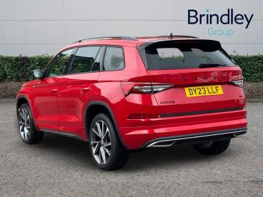 SPOTICAR Skoda Kodiaq 2.0 Tdi Sportline Dsg 4wd Euro 6 (s/s) 5dr (7 Seat Used Car - Suv Diesel Red - Cannock - 1200635996_3