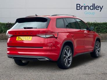 SPOTICAR Skoda Kodiaq 2.0 Tdi Sportline Dsg 4wd Euro 6 (s/s) 5dr (7 Seat Used Car - Suv Diesel Red - Cannock - 1200635996_4