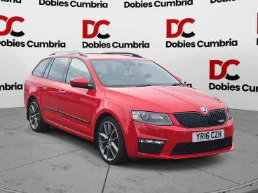 SPOTICAR Skoda Octavia 2.0 Tdi Vrs Euro 6 (s/s) 5dr (snav) Used Car - Estate Diesel Red - Workington - 1200577595_1