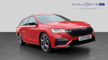 SPOTICAR Skoda Octavia 2.0 Tsi Vrs Dsg Euro 6 (s/s) 5dr Used Car - Estate Petrol Red - Walton On Thames - 1200643781_1