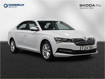 SPOTICAR Skoda Superb 2.0 Tdi Se Technology Dsg Euro 6 (s/s) 5dr Used Car - Saloon Diesel White - Dungannon - 1200551553_1