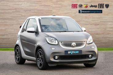 SPOTICAR Smart Fortwo 0.9t Prime Cabriolet Twinamic Euro 6 (s/s) 2dr Used Car - City Car Petrol Grey - Nuneaton - 1200555656_1