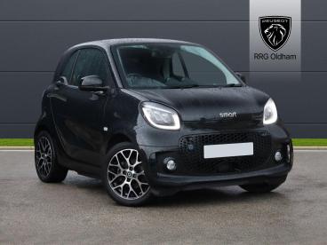 SPOTICAR Smart Fortwo 17.6kwh Prime Exclusive Auto 2dr (22kw Charger) Used Car - City Car Electric Black - Oldham - 1200561581_1