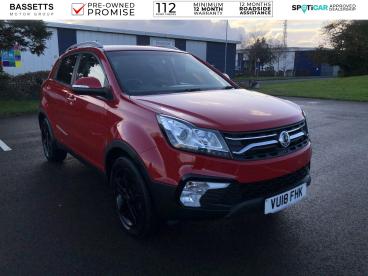 SPOTICAR Ssangyong Korando 2.2d Le Auto Euro 6 5dr Used Car - Suv Diesel Red - Bridgend - 1200569351_1