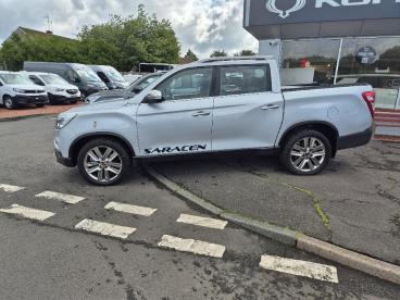 SPOTICAR Ssangyong Musso 2.2d Saracen Auto 4wd Euro 6 4dr Used Car - Commercial Vehicle Diesel Silver - Cumnock - 1200519290_4