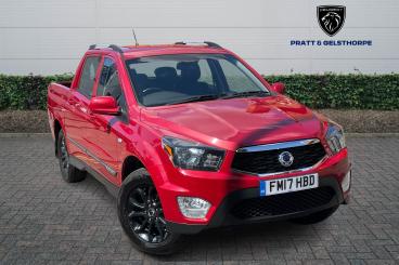 SPOTICAR Ssangyong Musso 2.2d Ex 4wd Euro 6 4dr Used Car - Commercial Vehicle Diesel Red - Newark On Trent - 1200525082_1