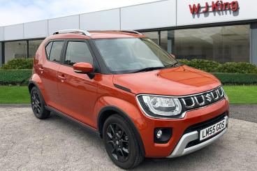 SPOTICAR Suzuki Ignis 1.2 Dualjet Mhev Sz5 Cvt Euro 6 (s/s) 5dr Used Car - City Car Hybrid Orange - Bromley - 1200560184_1