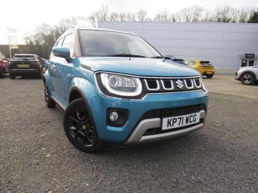 SPOTICAR Suzuki Ignis 1.2 Dualjet Mhev Sz5 Cvt Euro 6 (s/s) 5dr Used Car - City Car Hybrid Blue - Rugby - 1200562483_1