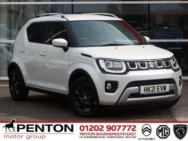 SPOTICAR Suzuki Ignis 1.2 Dualjet Mhev Sz-t Cvt Euro 6 (s/s) 5dr Used Car - City Car Hybrid White - Christchurch - 1200621221_1
