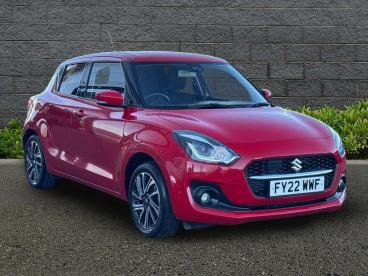 SPOTICAR Suzuki Swift 1.2 Dualjet Mhev Sz5 Euro 6 (s/s) 5dr Used Car - City Car Hybrid Red - Weymouth - 1200557103_1