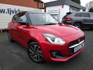 SPOTICAR Suzuki Swift 1.2 Dualjet Mhev Sz5 Cvt Euro 6 (s/s) 5dr Used Car - City Car Hybrid Red - Telford - 1200560757_1