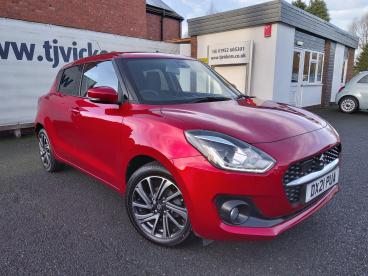 SPOTICAR Suzuki Swift 1.2 Dualjet Mhev Sz5 Cvt Euro 6 (s/s) 5dr Used Car - City Car Hybrid Red - Telford - 1200562019_1