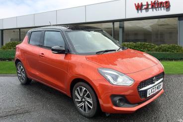 SPOTICAR Suzuki Swift 1.2 Dualjet Mhev Sz5 Cvt Euro 6 (s/s) 5dr Used Car - City Car Hybrid Orange - Bromley - 1200567391_1