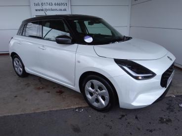 SPOTICAR Suzuki Swift 1.2 Mhev Motion Euro 6 (s/s) 5dr Used Car - City Car Hybrid White - Shrewsbury - 1200569222_1