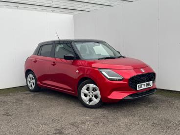 SPOTICAR Suzuki Swift 1.2 Mhev Motion Euro 6 (s/s) 5dr Used Car - City Car Hybrid Red - Trowbridge - 1200570614_1