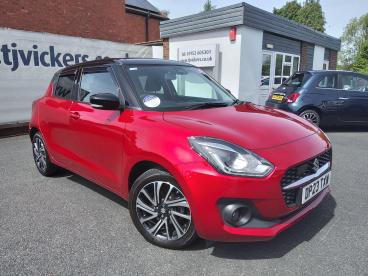 SPOTICAR Suzuki Swift 1.2 Dualjet Mhev Sz5 Cvt Euro 6 (s/s) 5dr Used Car - City Car Hybrid Red - Telford - 1200604585_1