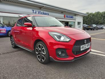 SPOTICAR Suzuki Swift 1.4 Boosterjet Mhev Sport Euro 6 (s/s) 5dr Used Car - City Car Hybrid Red - Shrewsbury - 1200613614_1