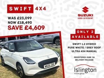 SPOTICAR Suzuki Swift 1.2 Mhev Ultra Allgrip Euro 6 (s/s) 5dr Used Car - City Car Hybrid  - Trowbridge - 1200620156_1