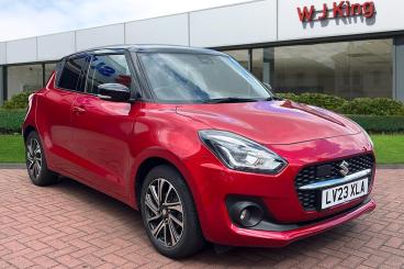 SPOTICAR Suzuki Swift 1.2 Dualjet Mhev Sz5 Cvt Euro 6 (s/s) 5dr Used Car - City Car Hybrid Red - Bromley - 1200623382_1