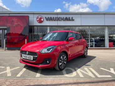 SPOTICAR Suzuki Swift 1.0 Boosterjet Sz5 Auto Euro 6 5dr Used Car - City Car Petrol Red - Melton Mowbray - 1200634250_1