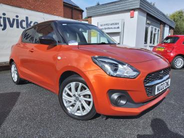 SPOTICAR Suzuki Swift 1.2 Dualjet Mhev Sz-t Cvt Euro 6 (s/s) 5dr Used Car - City Car Hybrid Orange - Telford - 1200635296_1