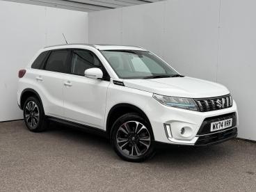 SPOTICAR Suzuki Vitara 1.4 Boosterjet Mhev Sz5 Euro 6 (s/s) 5dr Used Car - Suv Hybrid White - Trowbridge - 1200546912_1