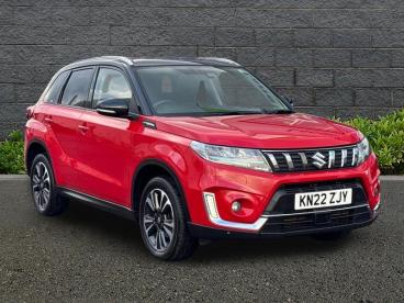 SPOTICAR Suzuki Vitara 1.4 Boosterjet Mhev Sz5 Euro 6 (s/s) 5dr Used Car - Suv Hybrid Red - Weymouth - 1200562658_1