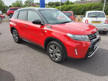 SPOTICAR Suzuki Vitara 1.4 Boosterjet Mhev Motion Euro 6 (s/s) 5dr Used Car - Suv Hybrid Red - Shrewsbury - 1200633309_1