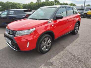 SPOTICAR Suzuki Vitara 1.4 Boosterjet Mhev Motion Euro 6 (s/s) 5dr Used Car - Suv Hybrid Red - Shrewsbury - 1200633309_2
